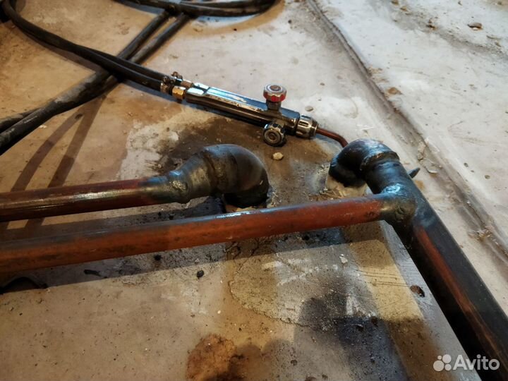 Замена радиаторов стояков газовых магистралей