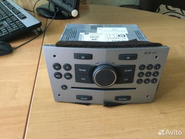 Автомагнитола CD 30 MP3 штатная для Opel Astra H