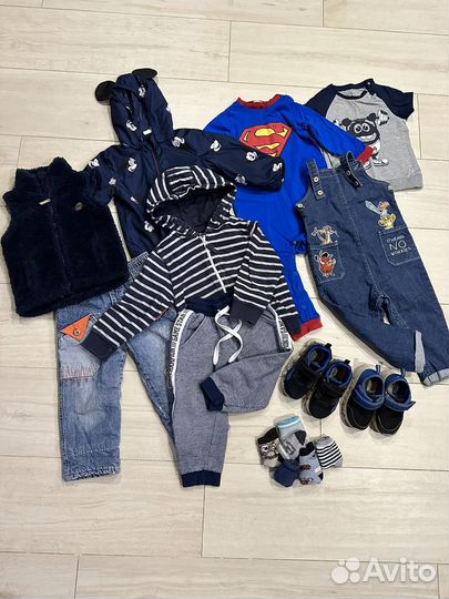 Одежда на мальчика пакетом 86-92