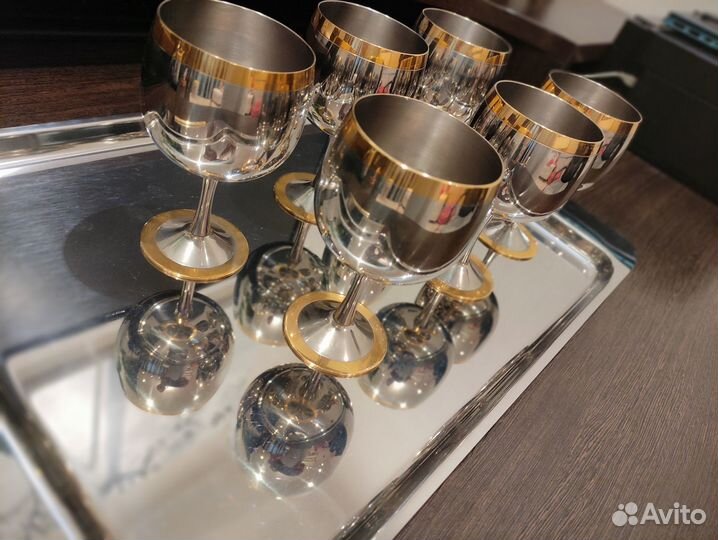 Zepter набор бокалы для вина с подносом