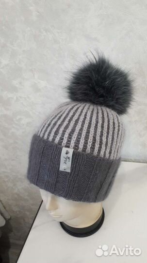 Шапки, варежки, снуд, носки пух норки