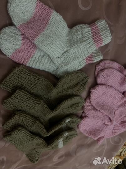 Шерстяные носки