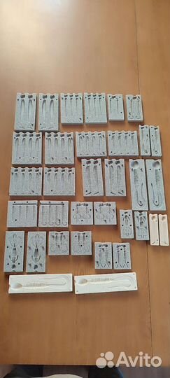 Формы для литья силиконовых приманок