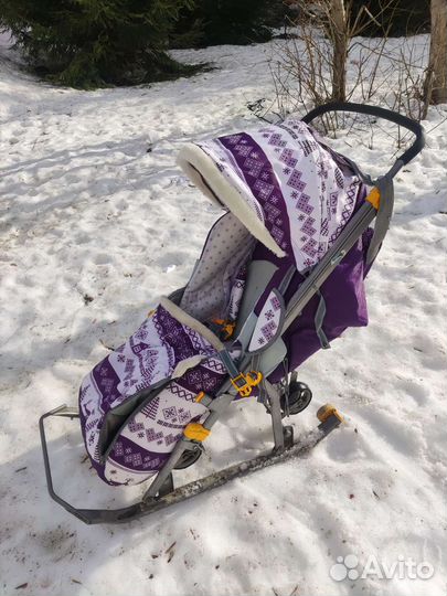 Санки коляска ника