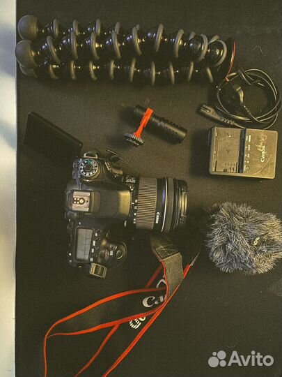 Зеркальный фотоаппарат Canon eos 80d efs 10-18mm