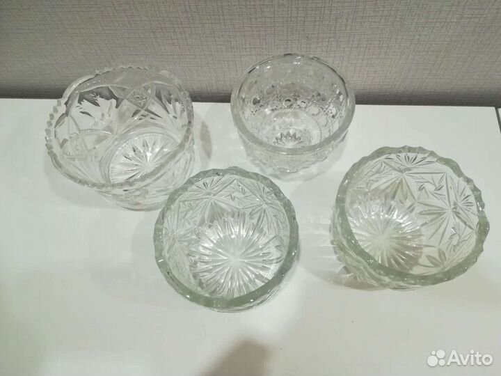 Конфетница ваза салатник хрусталь СССР