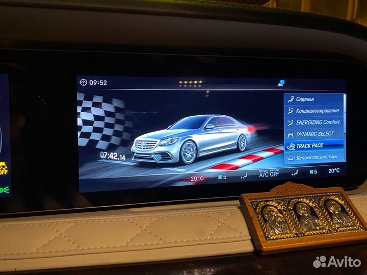 Монитор рестайлинг комплект Mercedes w222 w217