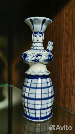 Ваза Гжель Барыня