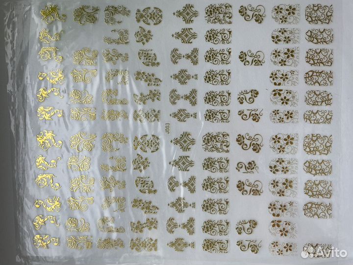 Наклейки для дизайна ногтей