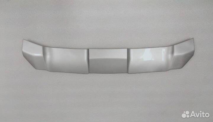 Lexus LX 570 Накладка переднего бампера серебро