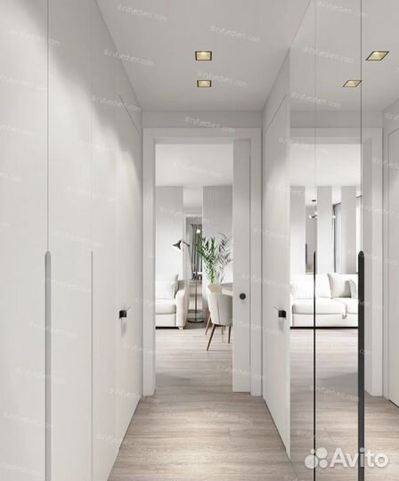 Скрытые двери Под покраску