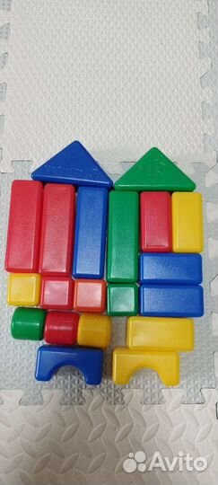 Кубики (мягкие) пластмассовые Крошка я