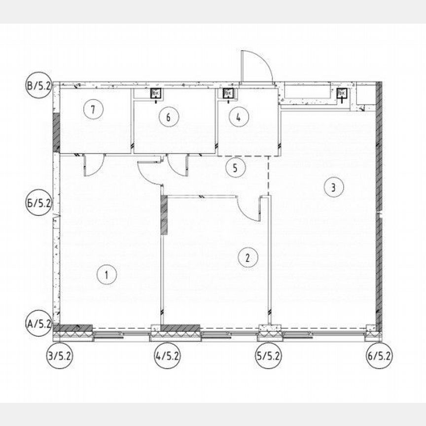 2-к. квартира, 66,2 м², 3/19 эт.