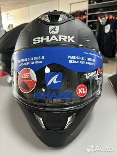 Шлем Shark skwal 2 venger MAT Black/Anthracite