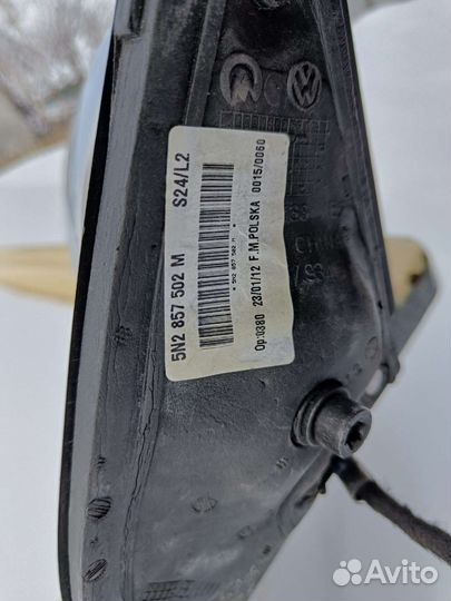 Зеркало правое volkswagen tiguan