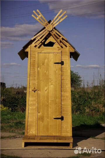 Уличный туалет с установкой Н202