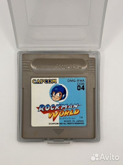 Игра Rockman world для Game Boy оригинал