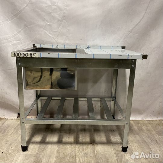 Мойка с рабочей поверхностью 100 x 60 x 85