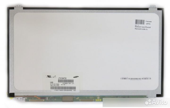 Дисплеи 10;14;15.4;15.6;17.1;17.3 дм