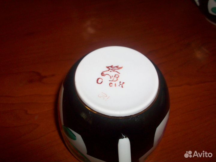 Фарфор Вербилки крытьё роспись СССР попредметно от