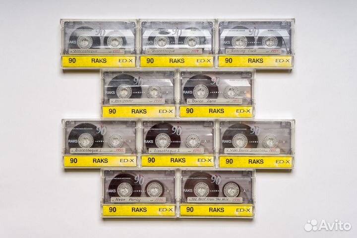 Аудиокассеты raks под перезапись