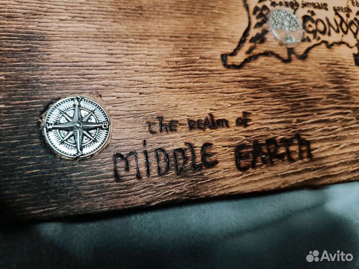 Карта средиземья. Властелин колец