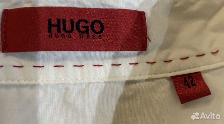 Рубашка белая женская hugo boss (оригинал)