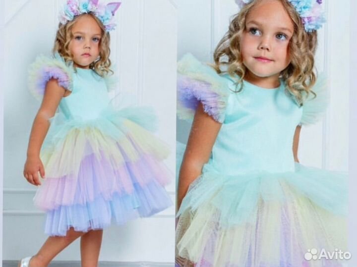 Детское праздничное платье 116-122