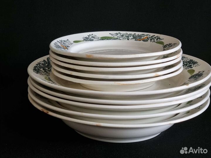 Остатки от набора Птицы зик Конаково СССР