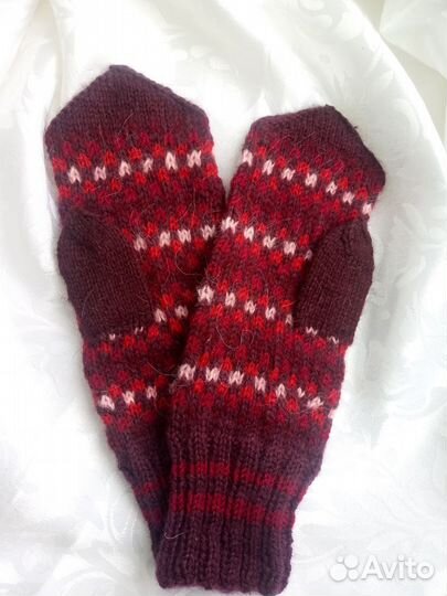 Варежки зимние