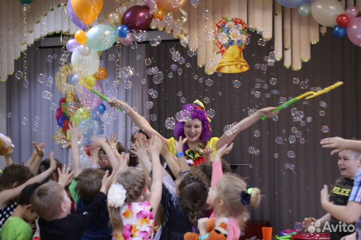 Шоу мыльных пузырей