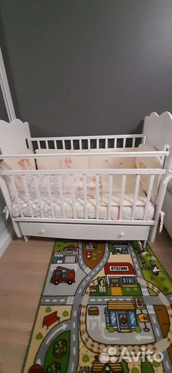 Бортики для кроватки, постельные принадледности