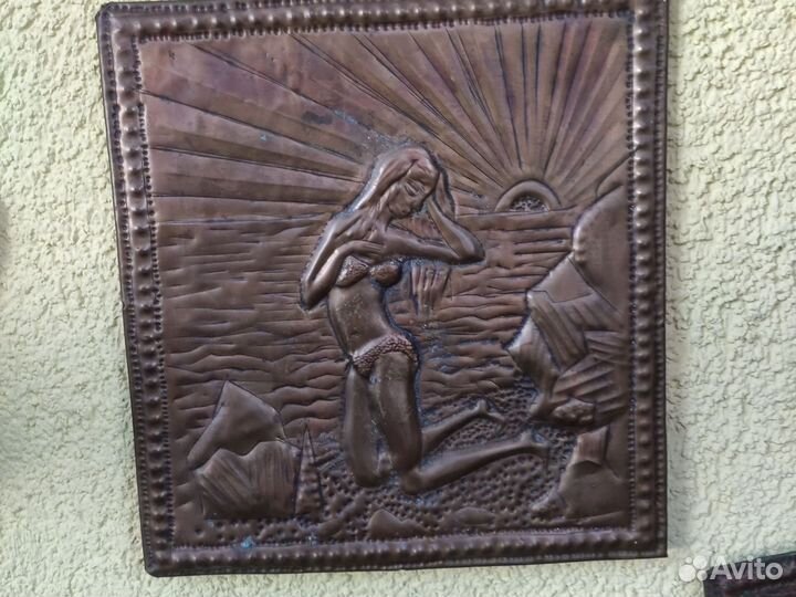 Панно из меди