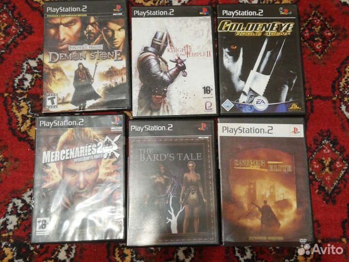 Игровые диски на ps2