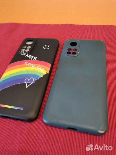 Два Чехла-Бампера для Xiaomi Mi 10T Pro