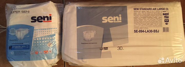 Памперсы для взрослых seni 3,2