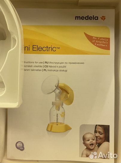 Молокоотсос электрический medela mini electric