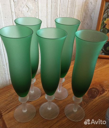 Посуда СССР Цветное стекло Хрусталь