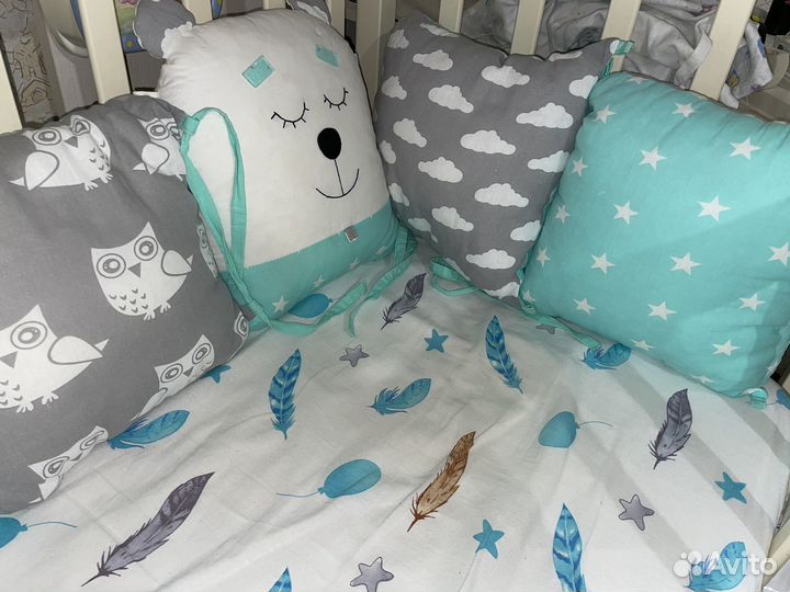 Бортики для кроватки. Подушка-позиционер