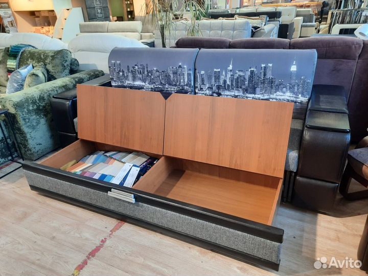 Диван, диван со столиком, прямой диван, Даллас С-3