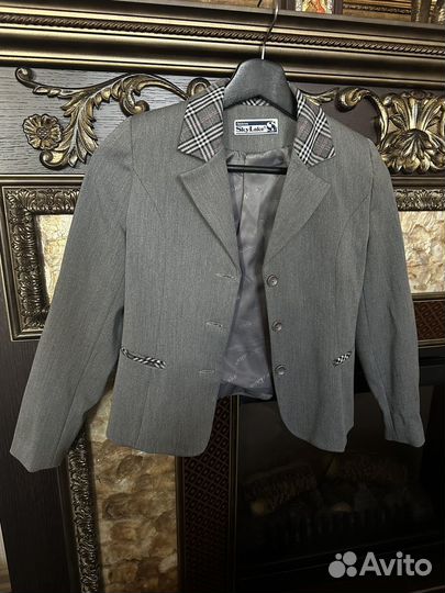 Пиджак школьный для девочки 146