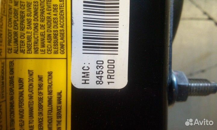 Подушка безопасности пассажира Hyundai Solaris