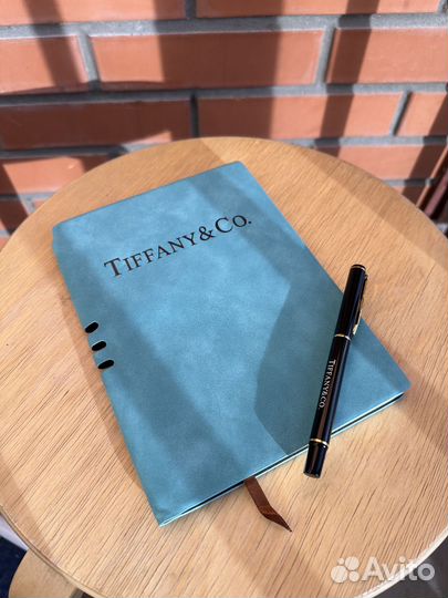 Замшевый блокнот для записей Tiffany & Co