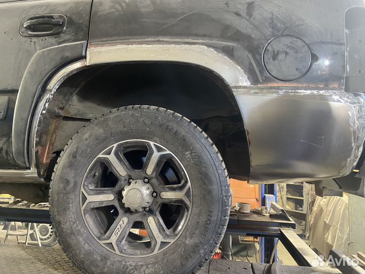 Chevrolet Tahoe 2 ремонтная арка крыла правая