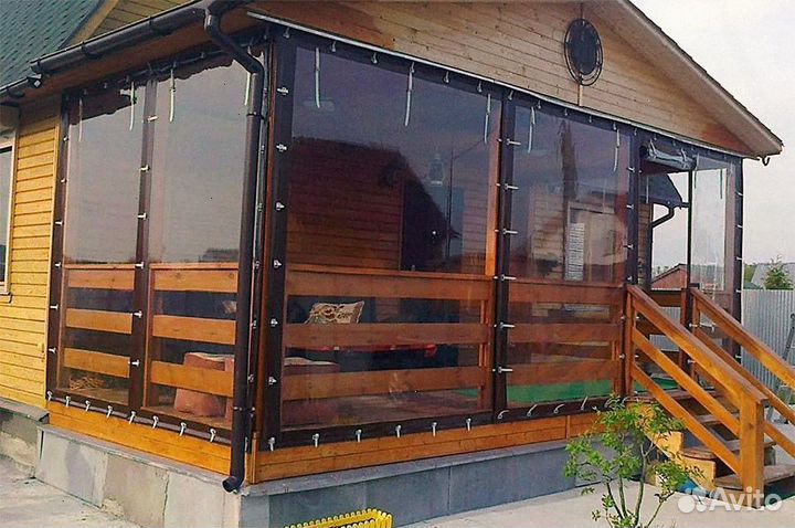 Мягкие окна для беседки