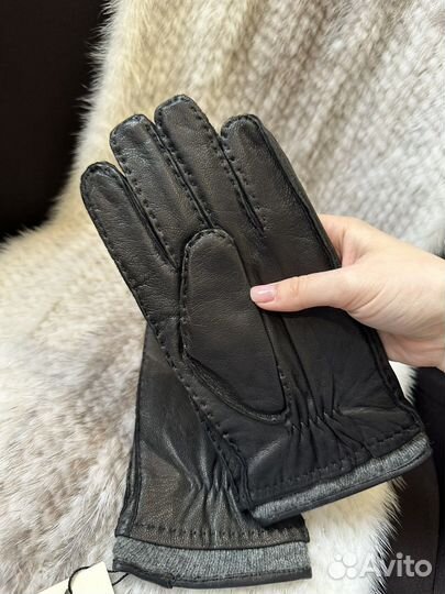 Мужские кожаные перчатки