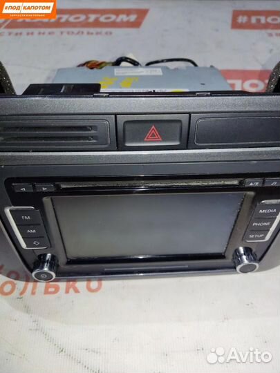 Магнитола Volkswagen Tiguan рест. 2014 5K0035190A