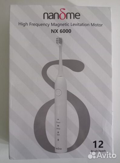 Зубная щетка электр-ая Nandme NX6000 (12 насадок)