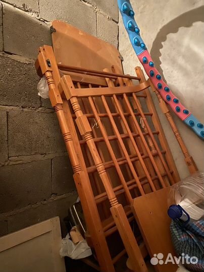 Детская овальная кроватка