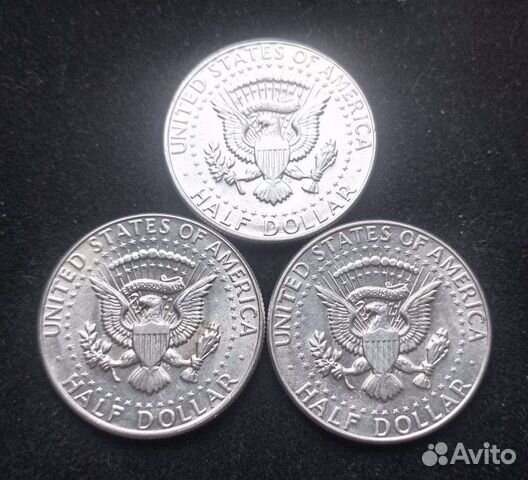 Серебро. 1/2 доллара 1868 гг